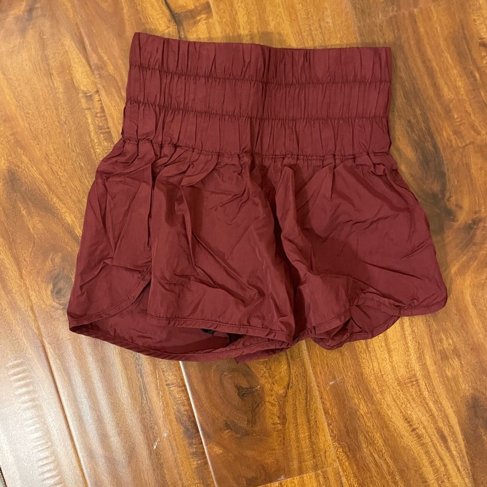 Free People Women's Burgundy Shorts